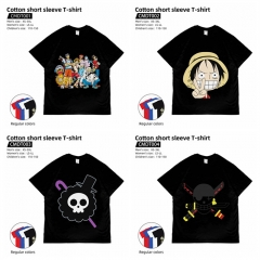 10 Styles One Piece Cosplay Cartoon Full Printing Anime T Shirt