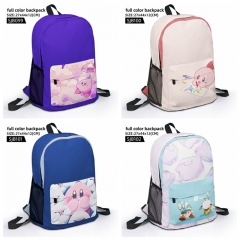 4 Styles Kirby Cartoon Anime Backpack School Bag