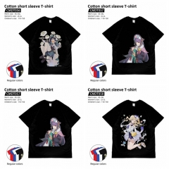 3 Styles Genshin Impact Cosplay Cartoon Full Printing Anime T Shirt