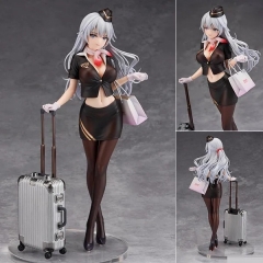 24CM Native Awahara Shiori Stewardess Ver. Adult PVC Anime Figure Collection Model Toys Doll Gift