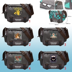5 Styles Pokemon Cartoon Pattern Anime Shoulder Bag