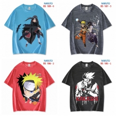 6 Styles 5 Color Naruto Cartoon Pattern Anime T Shirts