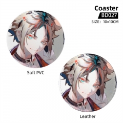 Luxiem Cartoon PVC Character Collection Anime Coaster
