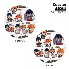 Haikyuu Cartoon PVC Character Collection Anime Coaster