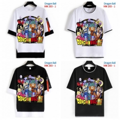28 Styles Dragon Ball Z Cartoon Pattern Anime T Shirts