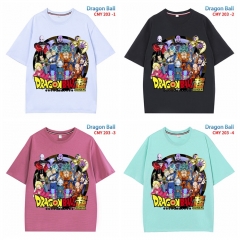 24 Styles Dragon Ball Z Cartoon Pattern Anime T Shirts