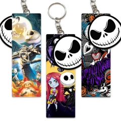 3 Styles The Nightmare Before Christmas Jack Animation PVC Double-sided Anime Keychain
