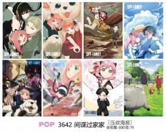 (8PCS/SET) 3 Styles Spy×Family Printing Collectible Paper Anime Poster