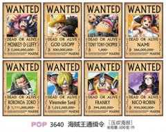 (8PCS/SET) 7 Styles One Piece Printing Collectible Paper Anime Poster