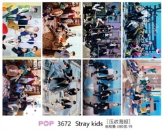 (8PCS/SET)  K-POP Stray Kids Printing Collectible Paper Anime Poster