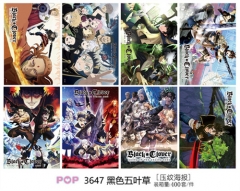 (8PCS/SET) Black Clover Printing Collectible Paper Anime Poster