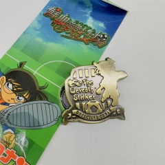 2 Styles Detective Conan Cartoon Alloy Badge Anime Brooch