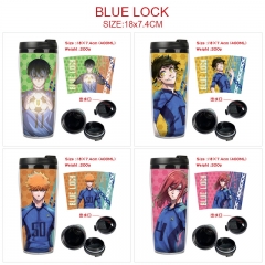8 Styles Blue Lock Cartoon Plastic Anime Water Cup