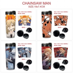 6 Styles Chainsaw Man Cartoon Plastic Anime Water Cup
