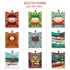 9 Styles 100*135CM South Park Cartoon Color Printing Cosplay Anime Blanket