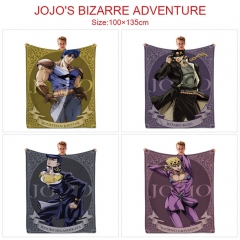 5 Styles 100*135CM JoJo's Bizarre Adventure Cartoon Color Printing Cosplay Anime Blanket
