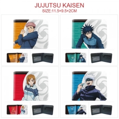 7 Styles Jujutsu Kaisen Cartoon Color Printing Coin Purse Anime Short Wallet