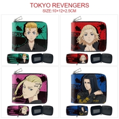 8 Styles Tokyo Revengers Color Printing Coin Purse Anime Zipper Short Wallet
