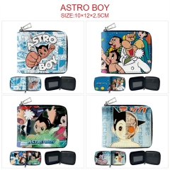 6 Styles Astroboy/Tetsuwan Atom Color Printing Coin Purse Anime Zipper Short Wallet