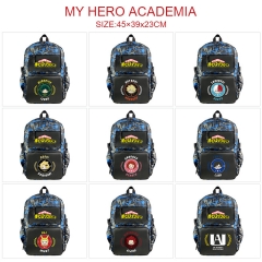 9 Styles Boku no Hero Academia/My Hero Academia Cartoon Pattern Anime Backpack Bag With USB Charging Cable