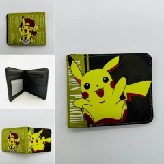 2 Styles Pikachu Coin Purse Short Anime Wallet