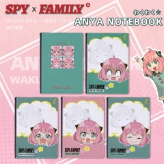 5 Styles SPY X FAMILY Anya Cartoon Anime NoteBook
