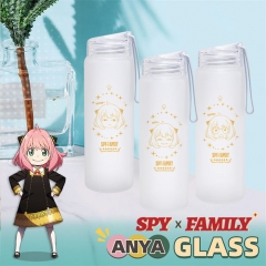 3 Styles SPY X FAMILY Anya Cartoon Glass Anime Water Cup