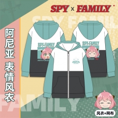 3 Styles SPY X FAMILY Anya Zipper Windbreaker Anime Coat Jacket