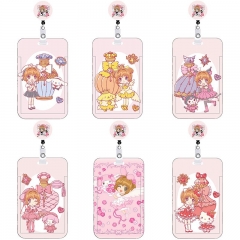 6 Styles Card Captor Sakura Cartoon Pattern Anime Card Holder Bag