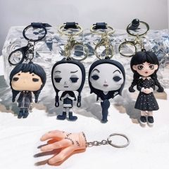 21 Styles Wednesday Addams Cartoon Cute Anime Figure Keychain