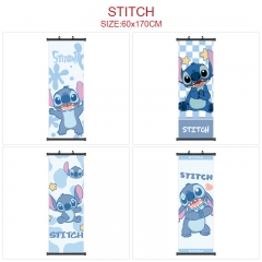 6 Styles 60*170CM Lilo & Stitch Wall Scroll Cartoon Pattern Decoration Anime Wallscroll