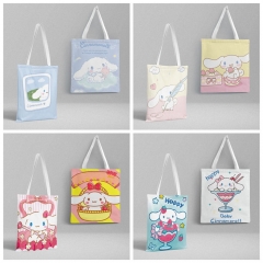 29 Styles Cinnamoroll Melody Kuromi Kitty Pochacco Handbag Zipper Anime Canvas Bag