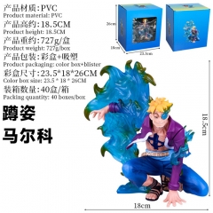 18.5CM One Piece Marco Cartoon Toy Anime PVC Figure