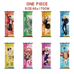 9 Styles 60*170CM One Piece Wall Scroll Cartoon Pattern Decoration Anime Wallscroll