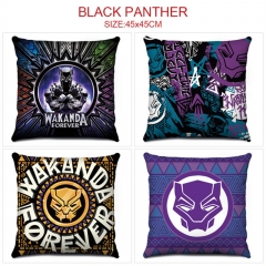 7 Styles 45*45CM Black Panther Cartoon Pattern Anime Pillow
