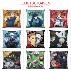 10 Styles 45*45CM Jujutsu Kaisen Cartoon Pattern Anime Pillow
