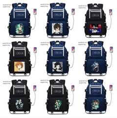 14 Styles Bungo Stray Dogs Cartoon Anime Canvas Backpack Bag