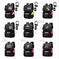 11 Styles New Vehicle Security Assessment Cartoon Anime Canvas Backpack Bag