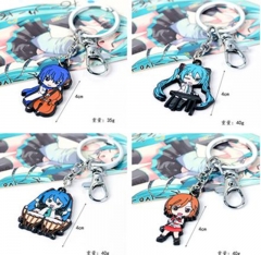 4 Styles Hatsune Miku Cute Pendant Design Japanese Anime Keychain