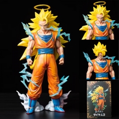 35CM Dragon Ball Z Son Goku GK Double Headed Anime PVC Figure