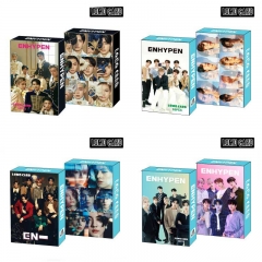 8 Styles 30PCS/SET K-POP ENHYPEN Anime LOMO Card Set
