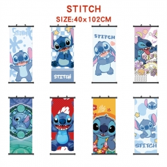 8 Styles 40*102CM Lilo & Stitch Wall Scroll Cartoon Pattern Decoration Anime Wallscroll