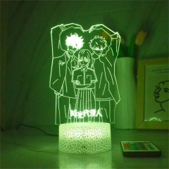 Link Click Anime 3D Nightlight Flashlight With Remote Control