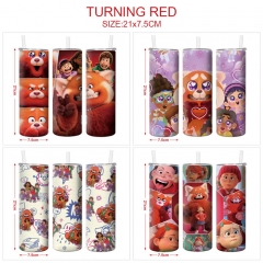 7 Styles Turning Red Cartoon Anime Vacuum Cup