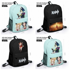 3 Styles Genshin Impact Cartoon Anime Backpack Bag