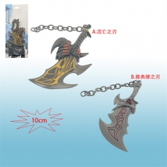 2 Styles God of War Alloy Cartoon Anime Sword Keychain