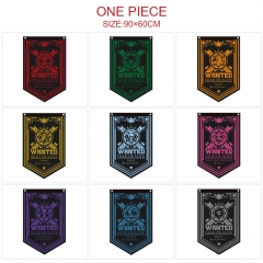 9 Styles 90x60CM One Piece Hot Sale Flag Anime Decoration Flag
