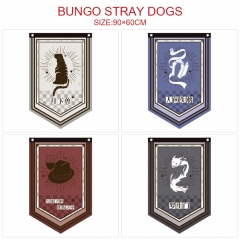 6 Styles 90x60CM Bungo Stray Dogs Hot Sale Flag Anime Decoration Flag