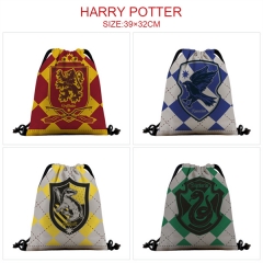5 Styles Harry Potter Cosplay Cartoon Anime Drawstring Bags
