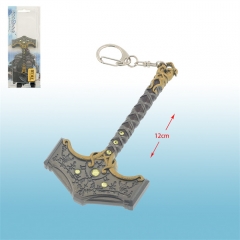 God of War Alloy Cartoon Anime Sword Keychain